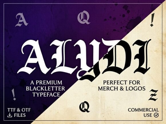 Alydi: A Display Font That Anchors Your Brand With Character