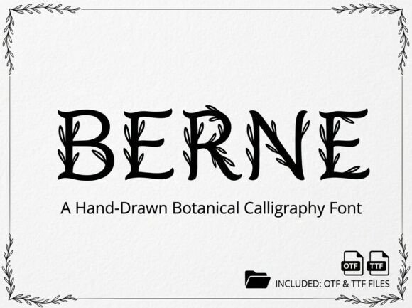 Berne: A Bold Display Font for Editorial Impact