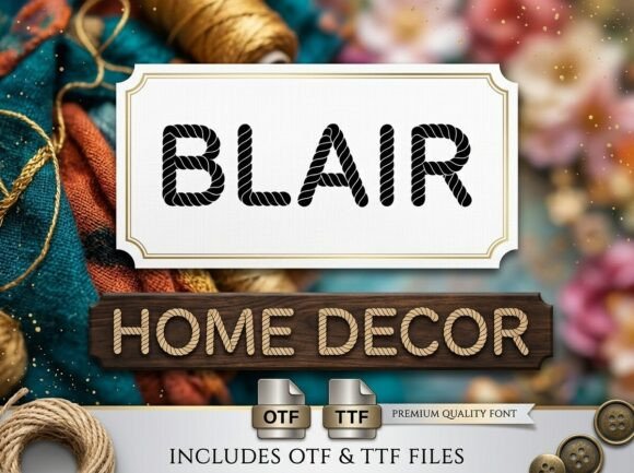 Blair: A Bold Display Font for Digital Brand Impact