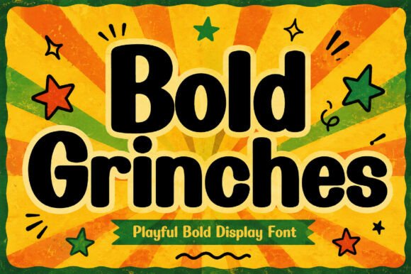 Bold Grinches: A Playful Display Font That Pops on the Web