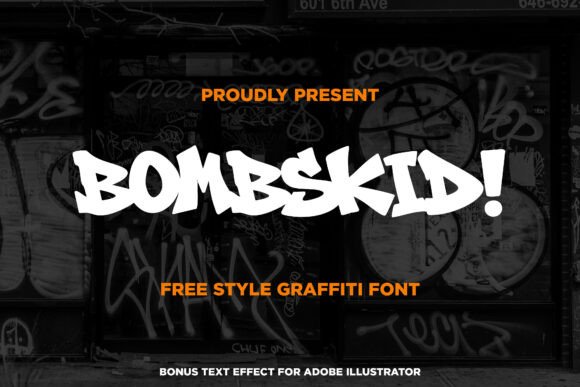 Bombskid: A Display Font That Screams Authenticity