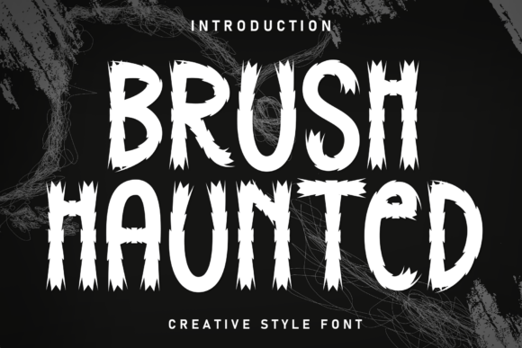 Brush Haunted: A Distinctive Display Font for Small Business Branding
