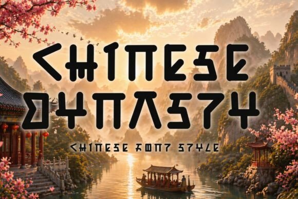 Chinese Dynasty Font: A Display Typeface for Distinctive Digital Branding