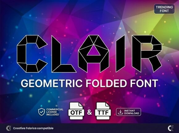 Clair: A Geometric Display Font That Builds Brand Clarity