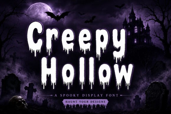 Creepy Hollow: A Spooky Display Font That Elevates Small Business Branding