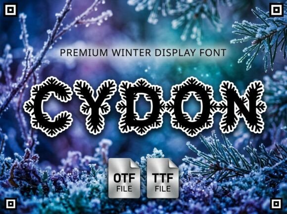 Cydon: A Frosty Display Typeface for Thoughtful Editorial Moments