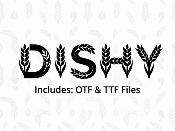 Dishy: A Display Font That Grows With Your Brand