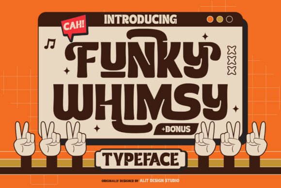 Funky Whimsy Typeface: Retro Charm That Pops on Every Screen