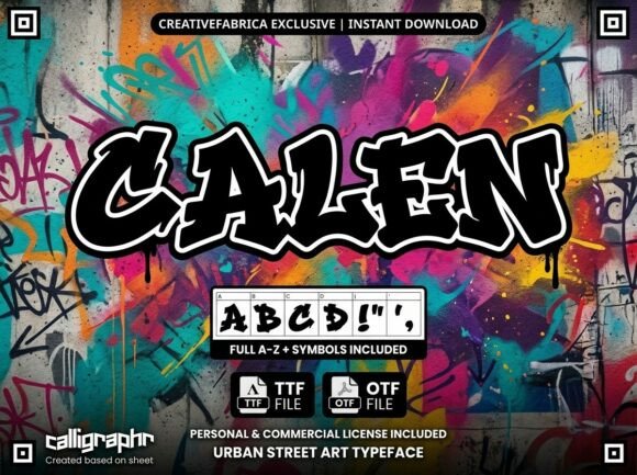 Galen: A Raw Display Typeface for Scroll-Stopping Campaigns