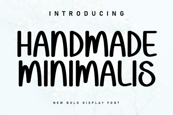 Handmade Minimalis: A Warm, Polished Handwritten Font for Small Business Branding