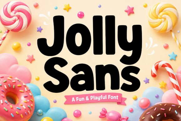 Jolly Sans: A Cheerful Display Font for Handmade Creators