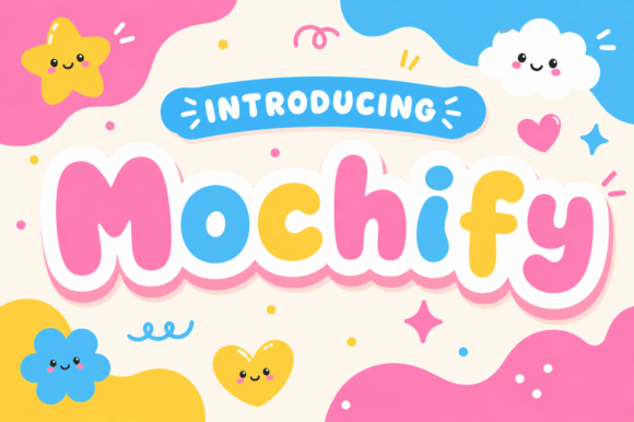 Mochify: A Playful Display Font for Handmade Charm