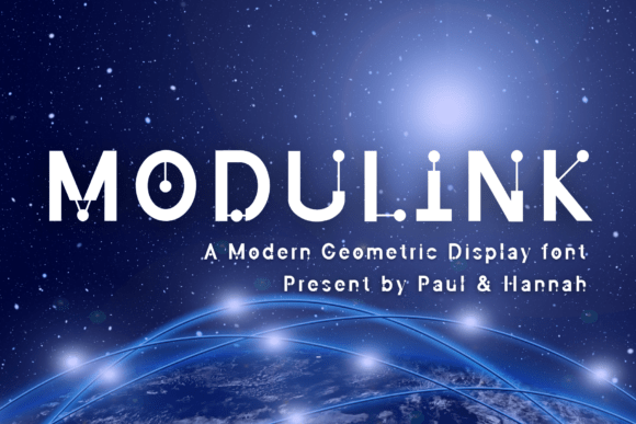 Modulink: A Display Font That Earns Its Space