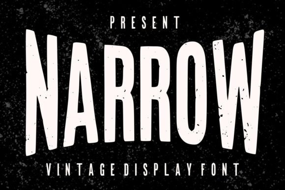 Narrow: A Bold Display Font for Standout Brand Identity