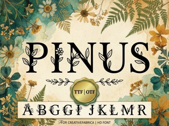 Pinus: A Display Typeface That Grows Your Message
