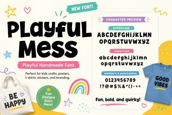 Playful Mess: A Display Font That Delivers Personality at First Glance