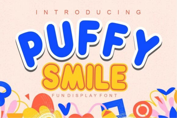 Puffy Smile: A Cheerful Display Font for Digital Branding