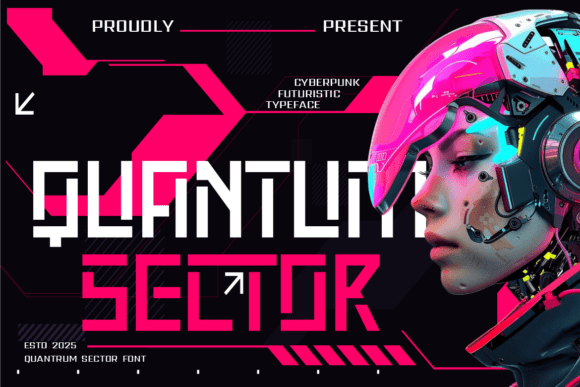 Quantum Sector: A Futuristic Display Font for Standout Branding