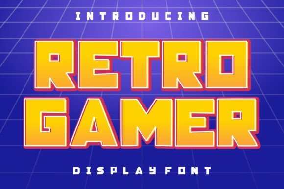 Retro Gamer: A Display Font for Bold Editorial Identity