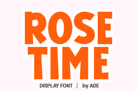 Rose Time: A Playful Display Font That Elevates Small Business Branding