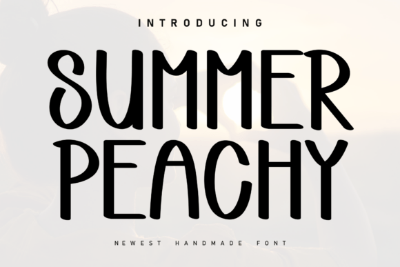 Summer Peachy: A Handwritten Display Font with Editorial Warmth
